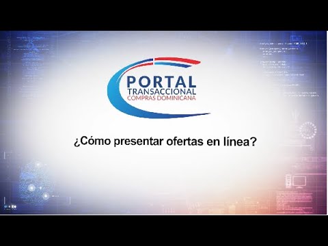 Tutorial: ¿Cómo presentar ofertas en línea?