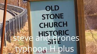 typhoon H plus at old stone Church