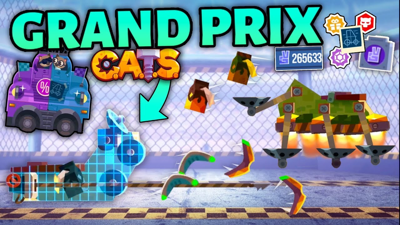C.A.T.S GRAND PRIX PART 2 - BOSS FIGHTS & PROTOTYPES - Crash Arena Turbo Stars