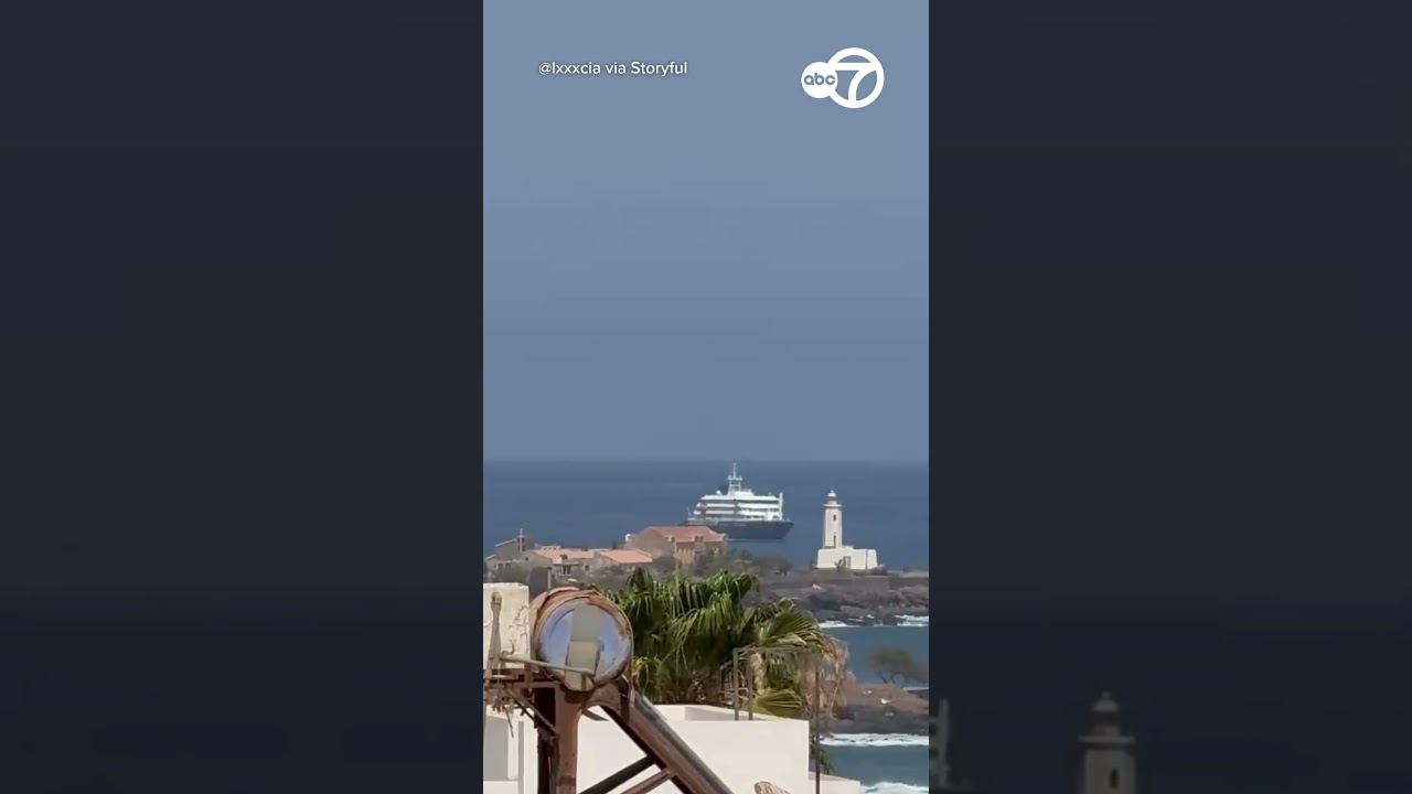 Hantavirus-Hit Cruise Ship Seen From Cape Verde Local's Window
