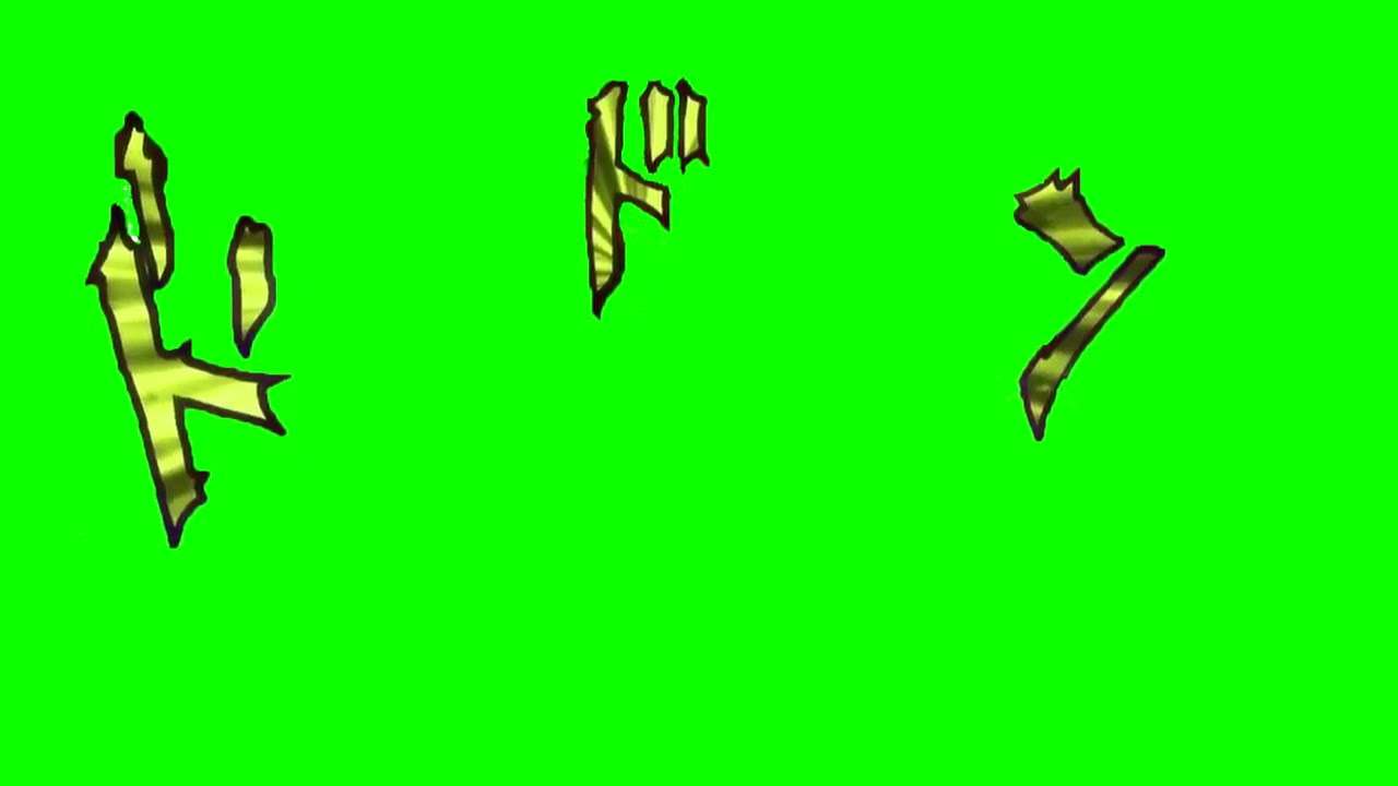 JOJO ANIME EFFECT GREEN SCREEN YouTube