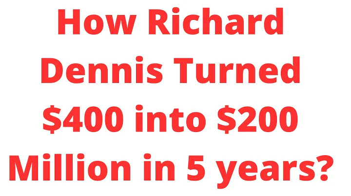 How Richard Dennis turned $400 into $200 Million-Turtle Trader Experiment Lessons