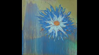 (175) Acrylic Swipe / Flower