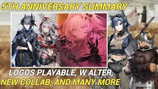 Arknights CN 5th Anniversary Livestream Summary