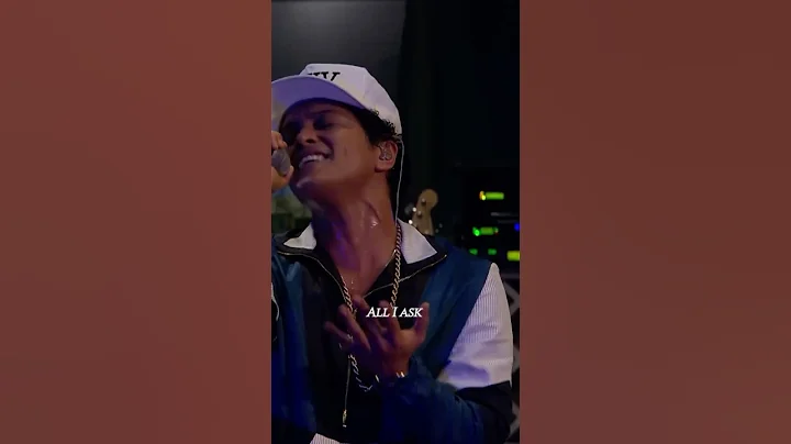 What A Treasure Singer 🔥 Bruno Mars covers Adele's All I Ask in the Live Lounge