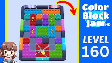 Color Block Jam Level 160 Solution Walkthrough