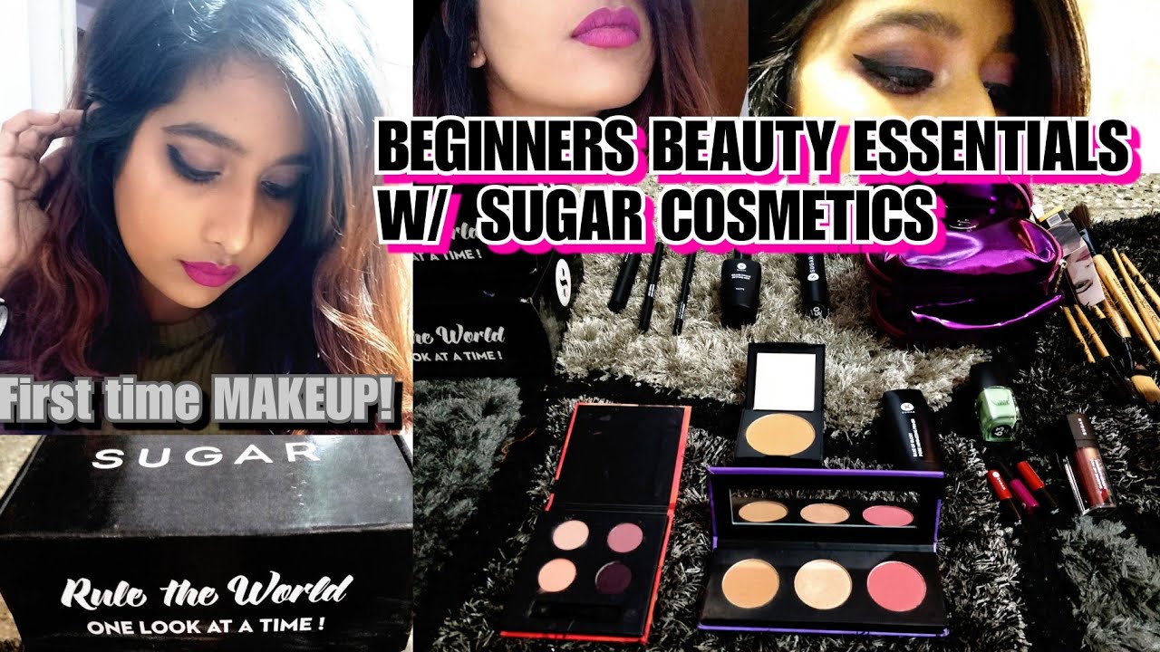 Sugar Cosmetics Haul Basic Beauty Essentials Beginner's Makeup