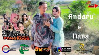 🔴  LIVE CANDRA KIRANA MUSIC PONOROGO   II  ANDARU    &  NANA  || SEU   AUDIO II  KIN KIN MULTIMEDIA