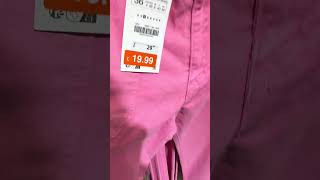 Women's Pink Trouser Reduced in Zara - June 2023