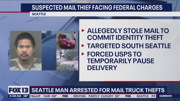 Man accused of stealing USPS mail trucks arrested