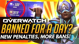 Overwatch | Troll Throws 3000SR, Banned for ONE DAY - New Punishment Changes!