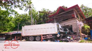 Ginang na nagtitinda ng prutas sa Laguna, inararo ng humaharurot na truck | Kapuso Mo, Jessica Soho