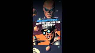 Garden Gnome Adventures – Retro Sci-Fi Comic Book Style with Runway AI