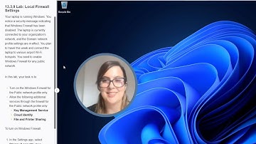 13.3.9 Lab: Local Firewall Settings