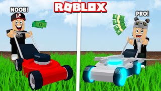 En Güçlü Arabalar ile Çimleri Biç ve Zengin Ol!! - Panda ile Roblox Lawn Mowing Simulator