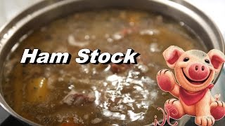 Ham Stock Recipe - Using the Ham Bone from Holiday Dinners (or ham hocks)