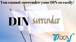 Surrender of Directors Identification Number (DIN) in MCA | Process for Deactivation of DIN Number