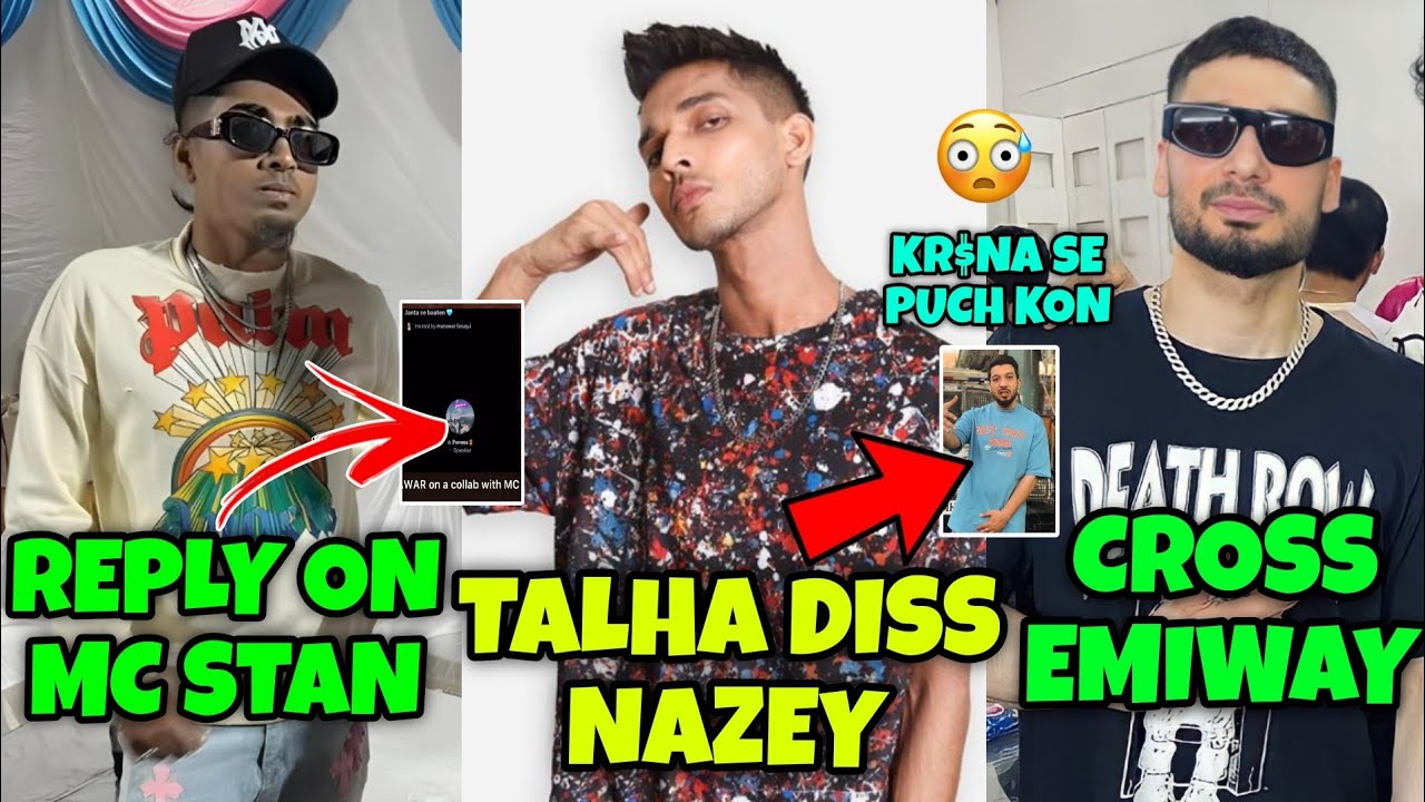 MUNAWAR ON MC STAN 😱 TALHA ANJUM DISS NAZEY | KRSNA CROSSED EMIWAY ...
