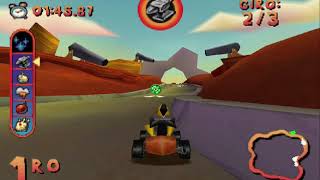 Looney Tunes Racing - Desert Dash Full Race with Daffy Duck screenshot 5
