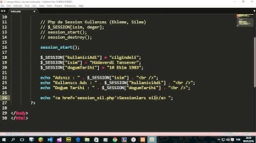 PHP - Session Kullanımı