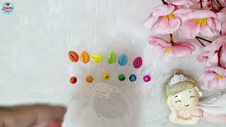DIY Rainbow Bracelet | Sea shell Craft | @CraftStack
