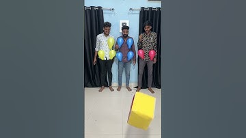 Roll Dice 🎲 With Pop Balloon Challenge #shorts