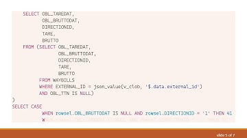 Using CLOB Variables in SQL Queries for Dynamic JSON Data Retrieval
