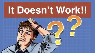 Troubleshooting - What to do when it won