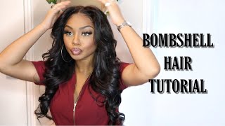 VOLUMINOUS RUNWAY HAIR TUTORIAL ft.  AMAZON BEAUTY FOREVER HAIR