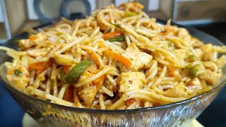 Spicy Chicken Vegetable Spaghetti | Tasty And Delicious Spaghetti Recipe By Food Lover!