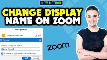 How to change display name on zoom 2025