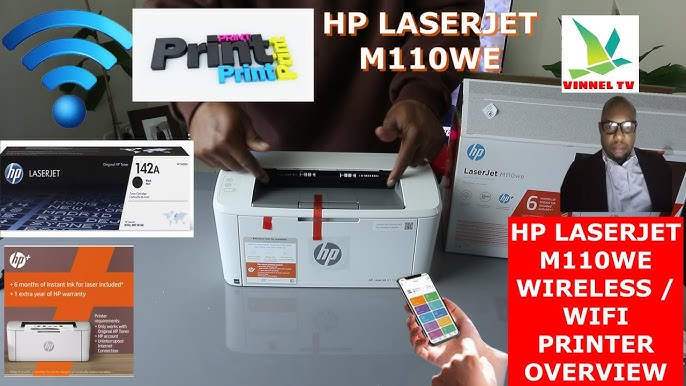 HP LaserJet M110we + 3 year warranty