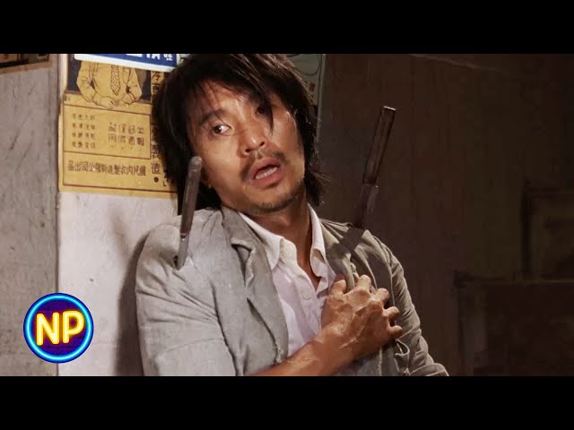 Throwing Knives Scene HD | Kung Fu Hustle class=