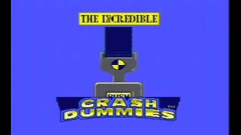 Sega Master System Incredible Crash Dummies Title / Intro Screen And Attract Mode Demo 1993