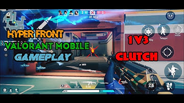 HYPER FRONT VALORANT MOBILE 1V3 CLUTCH