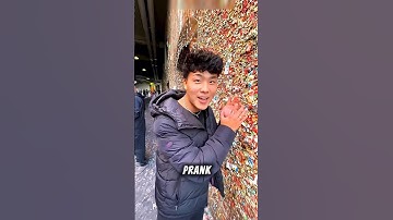 Unbelievable This Guy Eats Chewing Gums Stuck On The Wall As A Prank 😱 #shorts