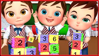 Numbers Song ! Coco Cartoon School Theater Nursery Rhymes & Kids Songs
