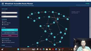 SIT215 Computational Intelligence | Wheelchair-Accessible Route Planning GUI | A vs Dijkstra*