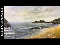 Acrylic Seascape Techniques in acrylics clive5art