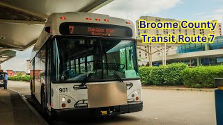 A Ride In The Rain On BC Transit 2025 Gillig Low Floor+ BEV 901 On The 7 To BC Junction • 06/12/2026