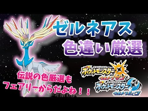 ポケモンusum ゼルネアス色違い厳選 Youtube