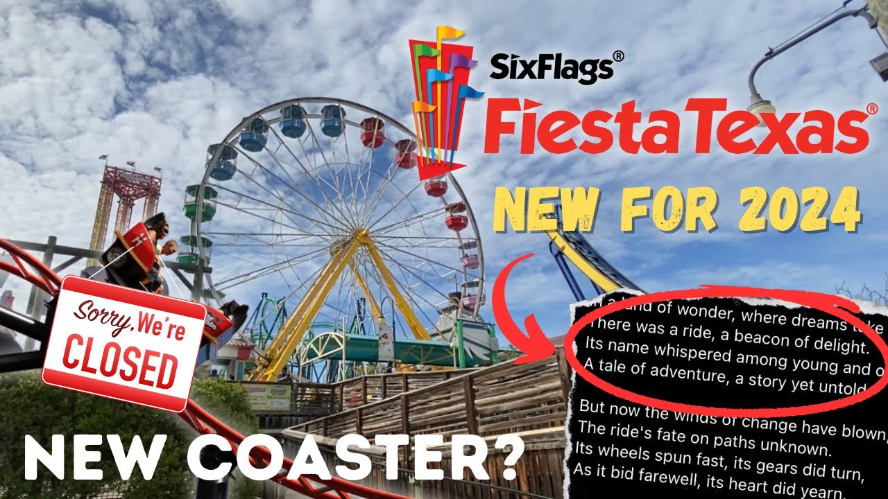 Is Six Flags Fiesta Texas Teasing A New Coaster For 2024? YouTube