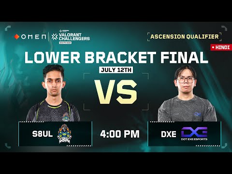 [HINDI] OMEN VCSA Ascension Qualifier LAN Final - Day 1 || OMEN VALORANT Challengers South Asia 2025