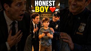 Honest Boy Returns Lost Wallet ❤️ | Emotional Humanity Story #shortsWriting