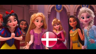 Vanellope meets the Disney Princesses (Danish) | RALPH BREAKS THE INTERNET