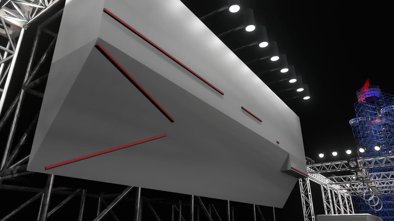 【Blender】SASUKE 第25回大会 3rd STAGE と FINAL STAGE を再現