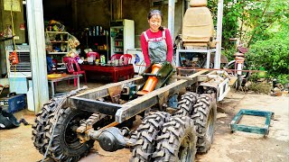 Restart the unfinished project, restore the lift tower and gearbox, can she do it?