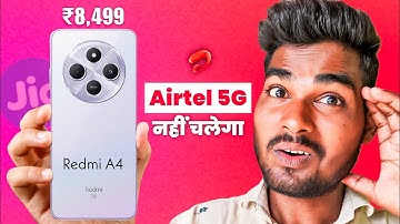 Redmi A4 5g Unboxing & Review - Airtel 5G not Working !!