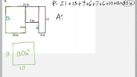 Math 118 : 1.5 #6 (Mathematical Explorations Tutorial : Perimeter & Area)