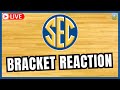 Sec basketball ncaa tournament selection show reaction